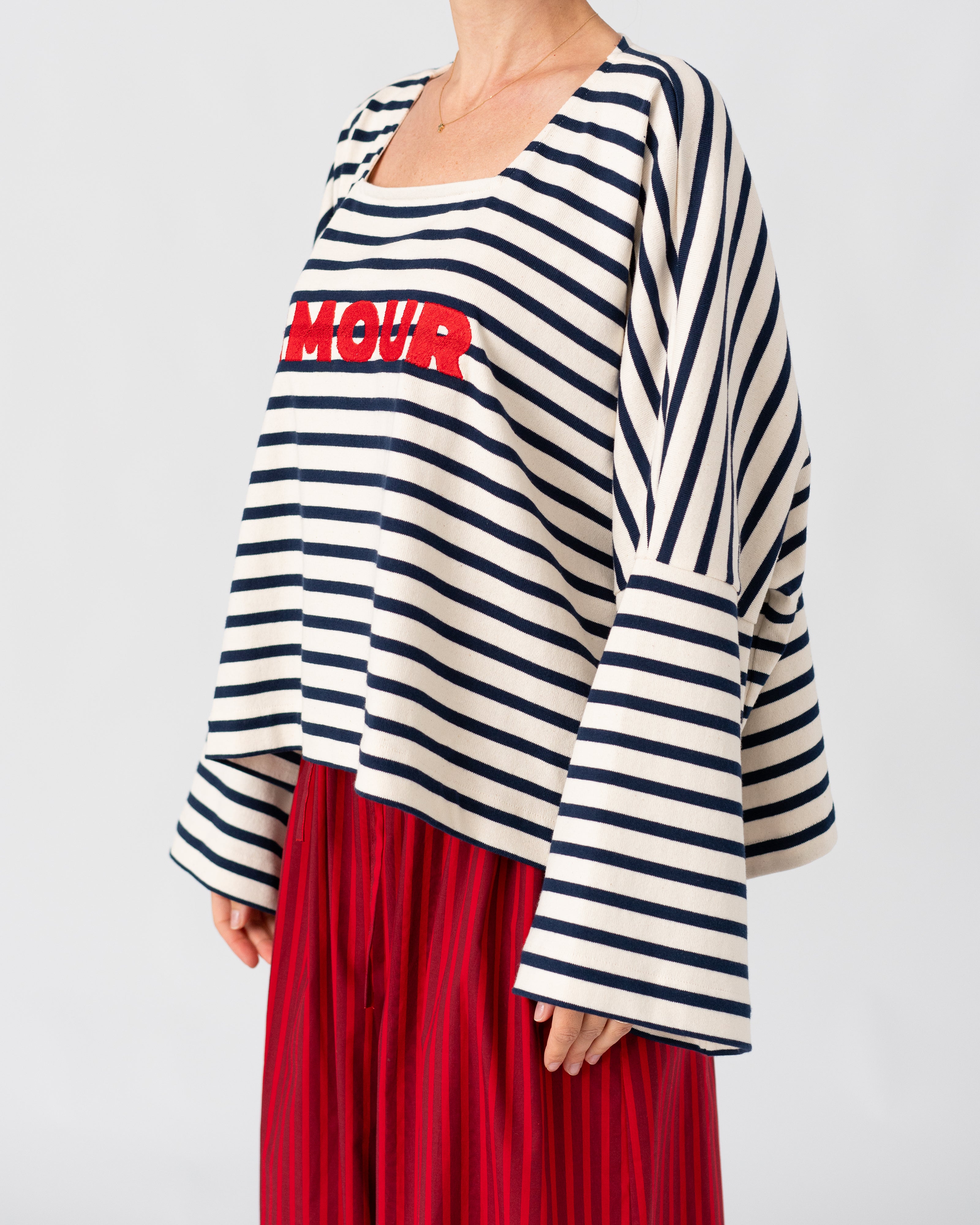 Mariniere "Amour" Embroidered
