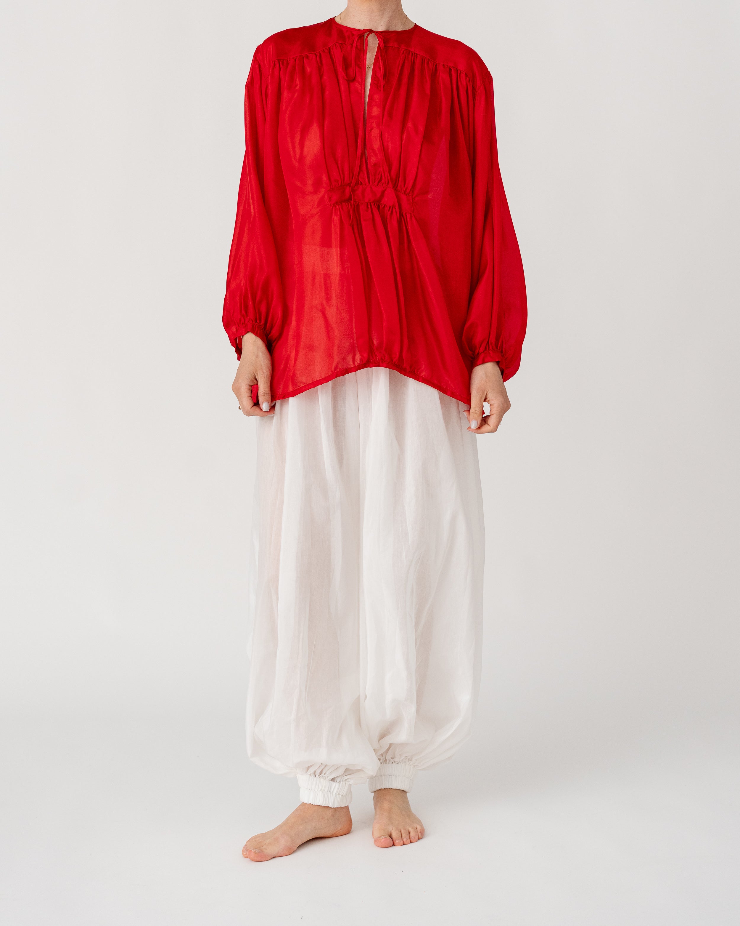 The Hazy Nipple Silk Shirt