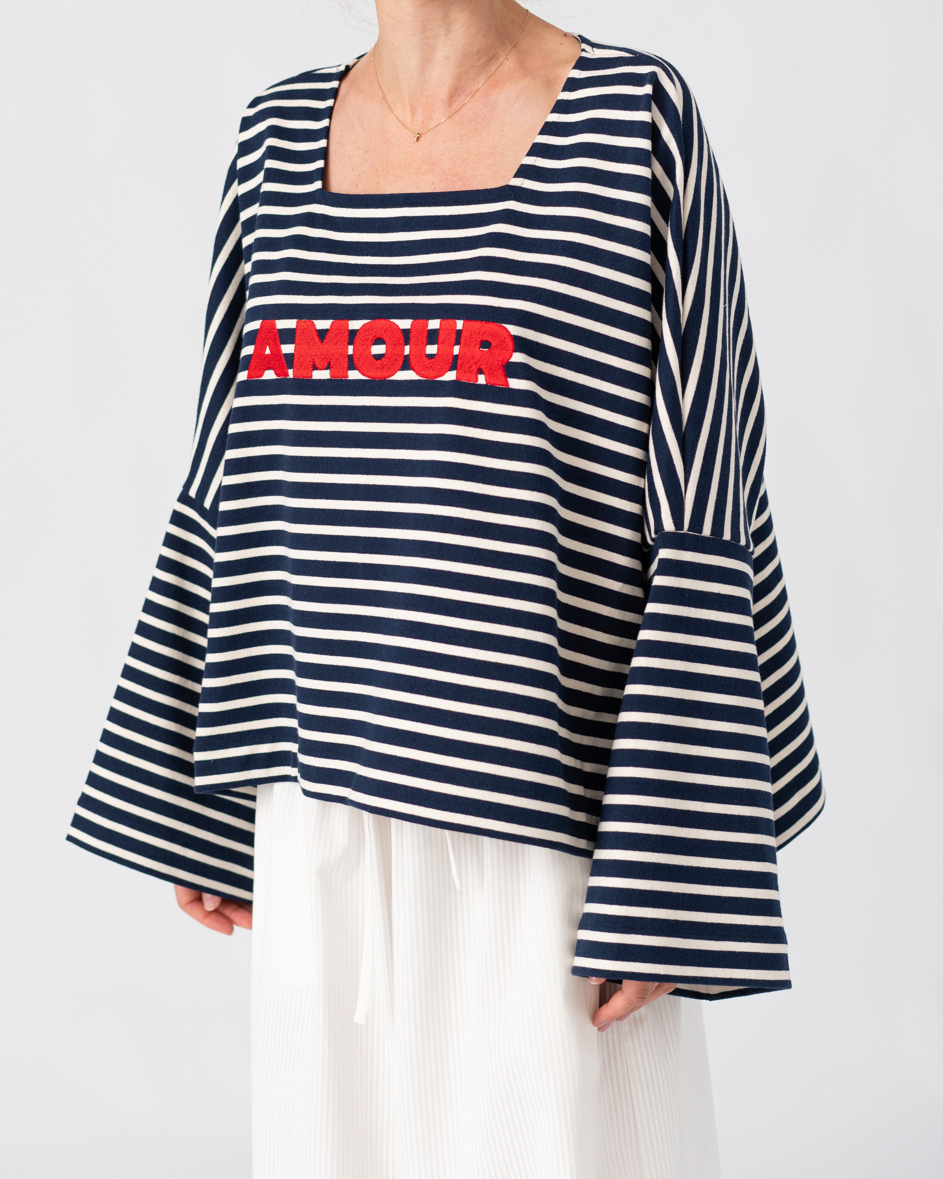 Mariniere "Amour" Embroidered
