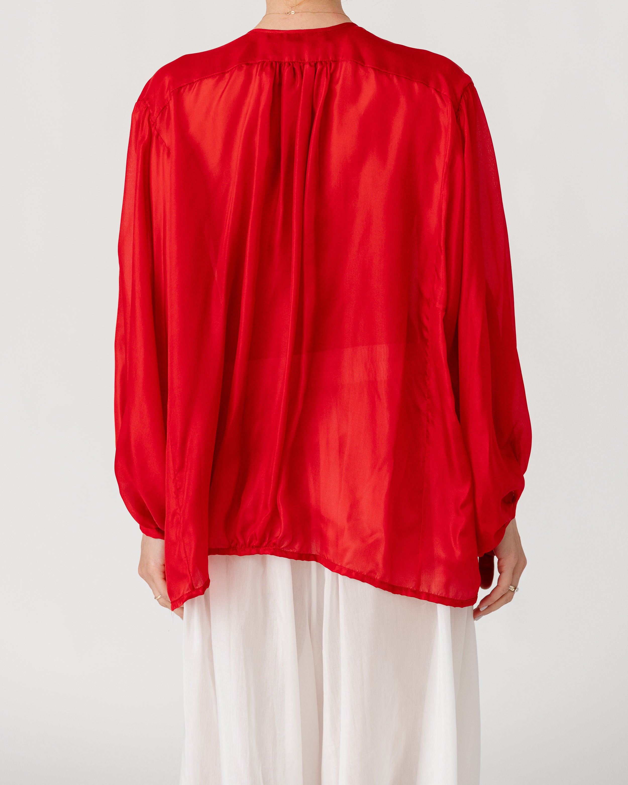 The Hazy Nipple Silk Shirt