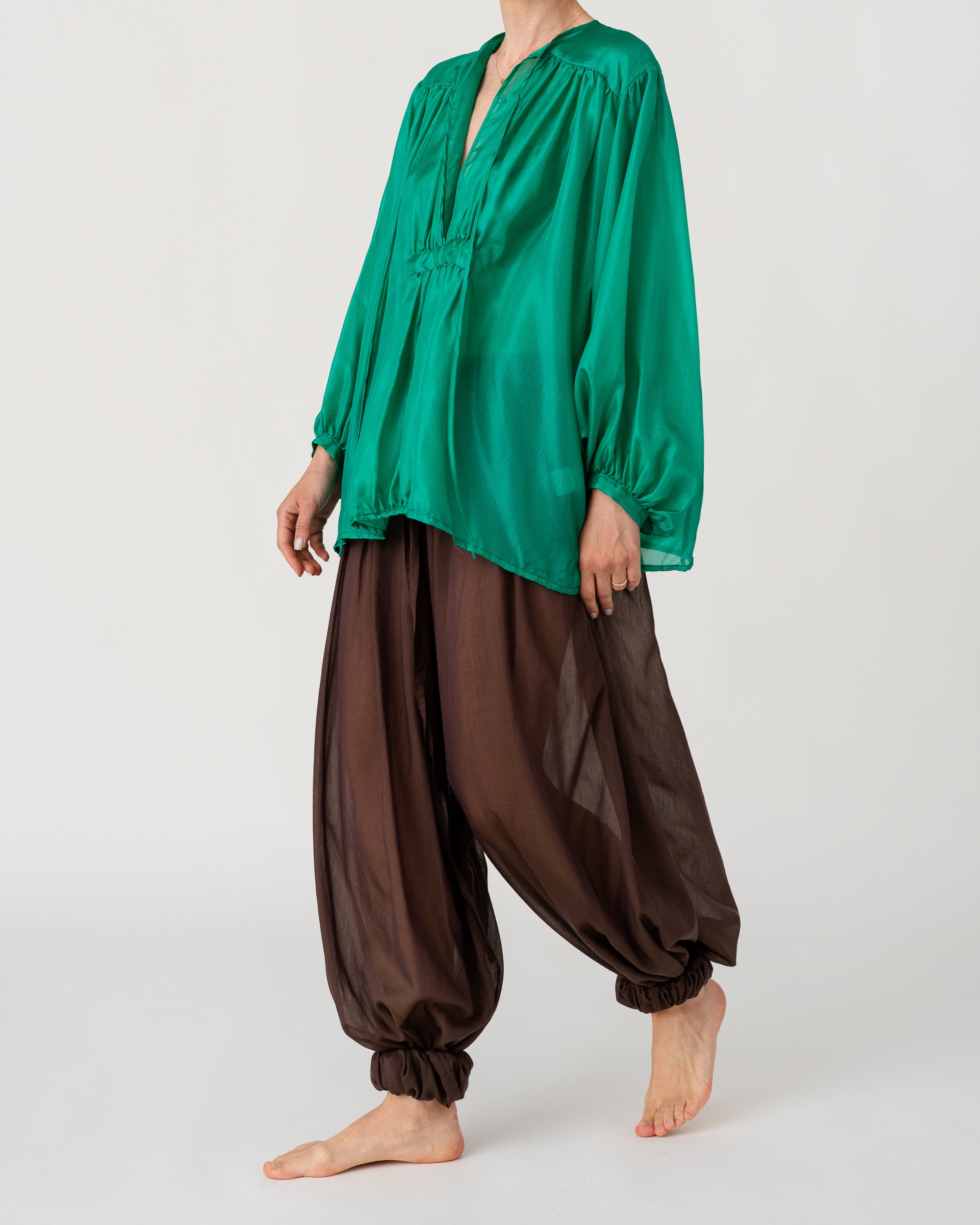 The Hazy Nipple Silk Shirt