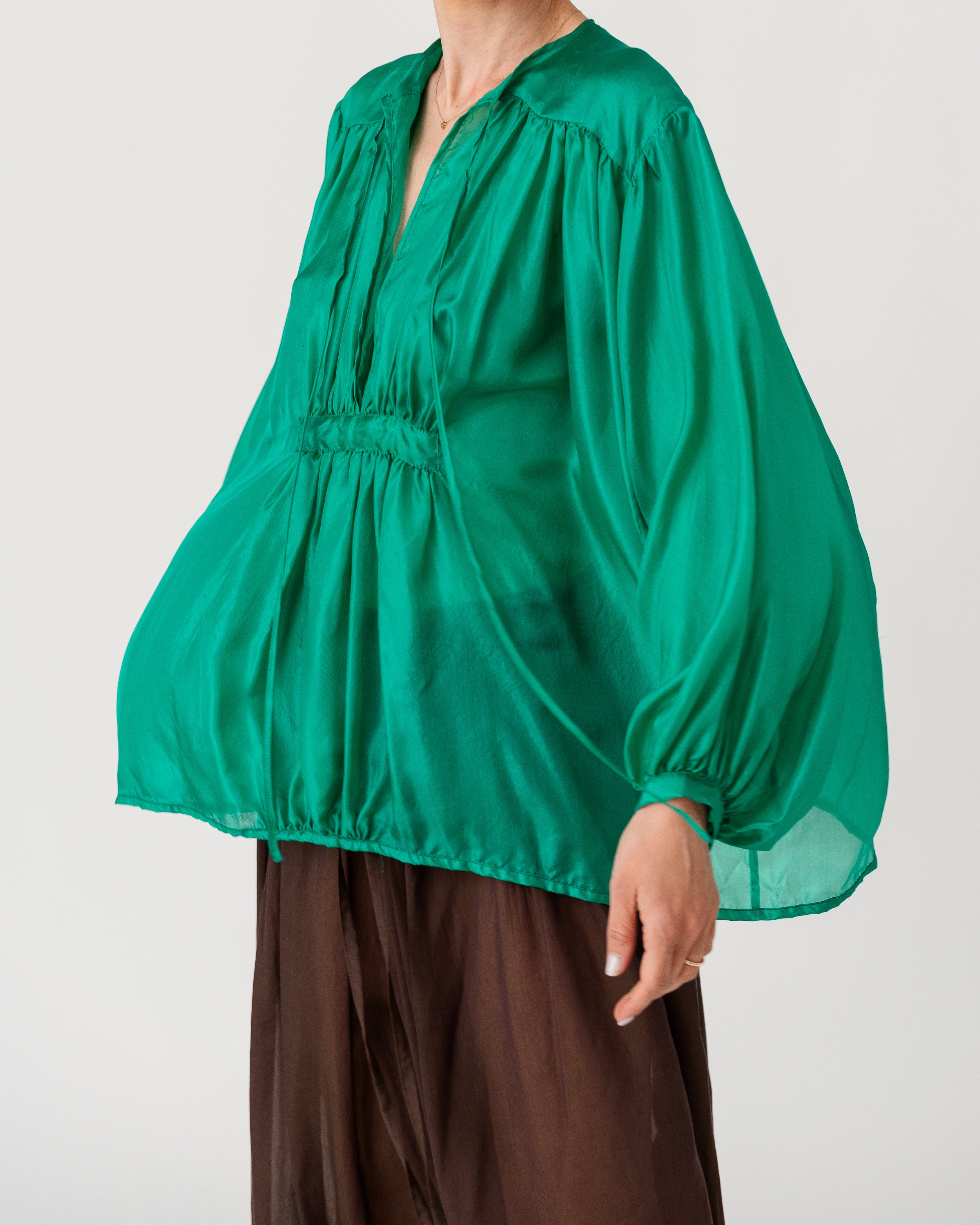 The Hazy Nipple Silk Shirt